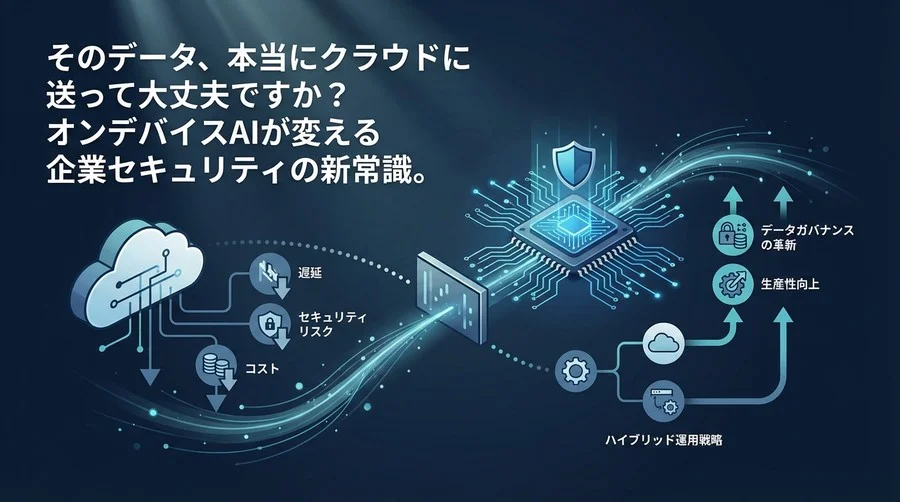 そのデータ、クラウドで大丈夫？Copilot+ PCとオンデバイスAIが変える企業セキュリティの新常識