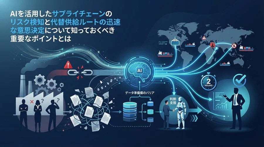 「現場はAIを拒絶した」老舗製造業がサプライチェーン寸断の危機を乗り越え、2時間の意思決定を実現するまで【実録】
