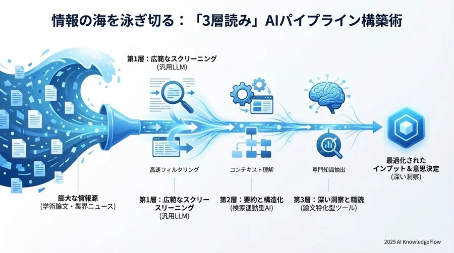 目的別・最強の組み合わせ：インプット効率を最大化する「3層読み」ワークフロー - Section Image 3