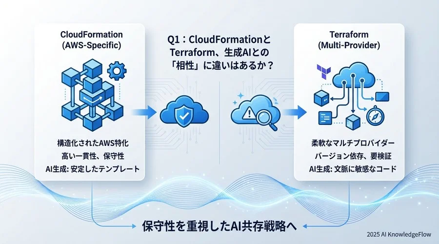 Q1：CloudFormationとTerraform、生成AIとの「相性」に違いはあるか - Section Image
