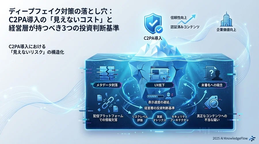 C2PA導入における「見えないリスク」の構造化 - Section Image