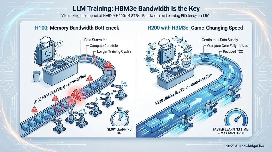 技術的背景：なぜLLM学習では「HBM3e」がゲームチェンジャーになるのか - Section Image