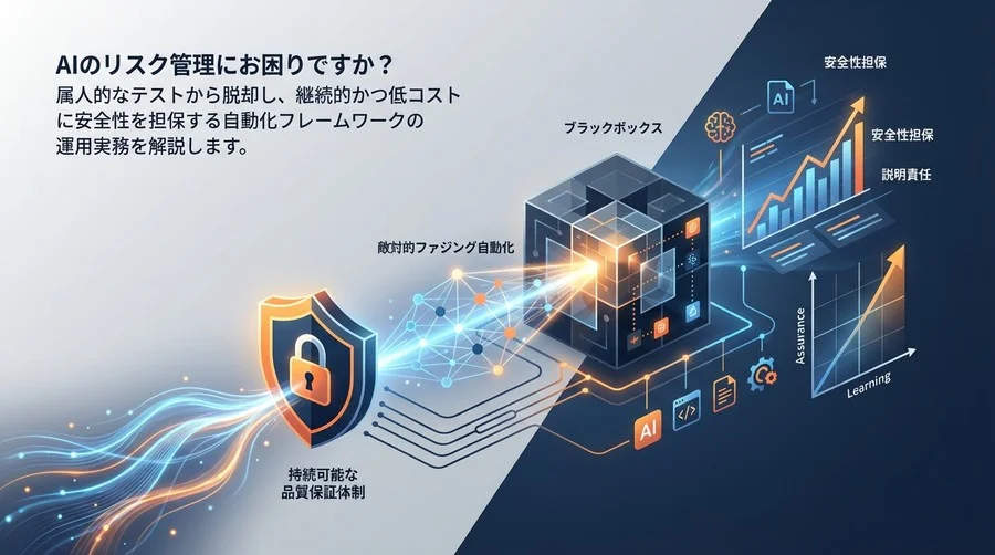 AI監査のブラックボックスを照らす：敵対的ファジング自動化で実現する持続可能な品質保証体制