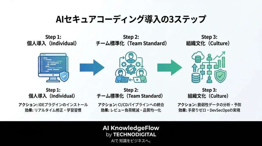 「セキュリティチェックは面倒」が変わる。AIを味方につけてコーディングしながら脆弱性を潰す新習慣 - Conclusion Image