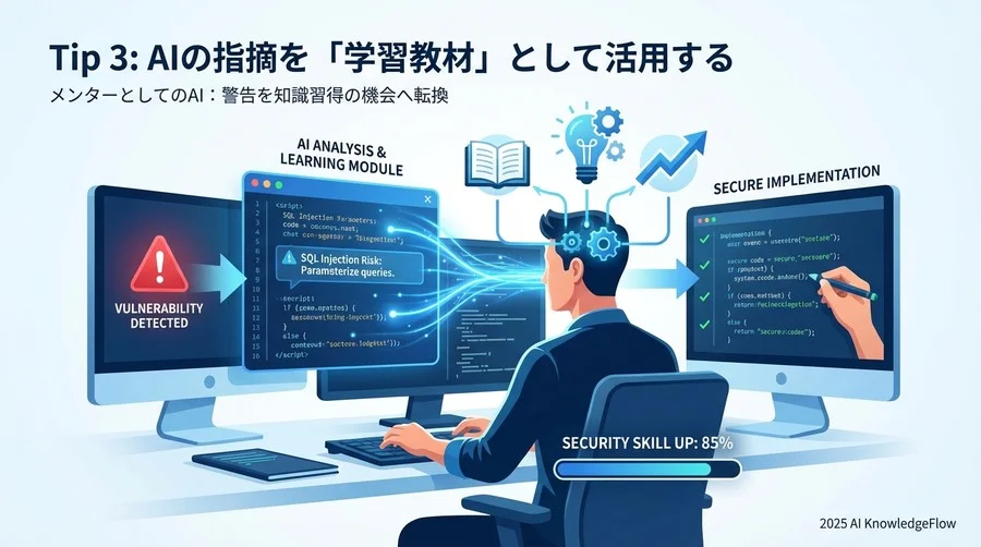 Tip 3: AIの指摘を「学習教材」として活用する - Section Image