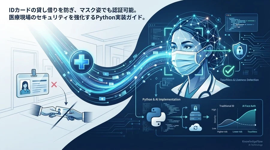 医療現場のID管理を変革する：PythonとAI顔認証による「タッチレス＆なりすまし防止」実装ガイド