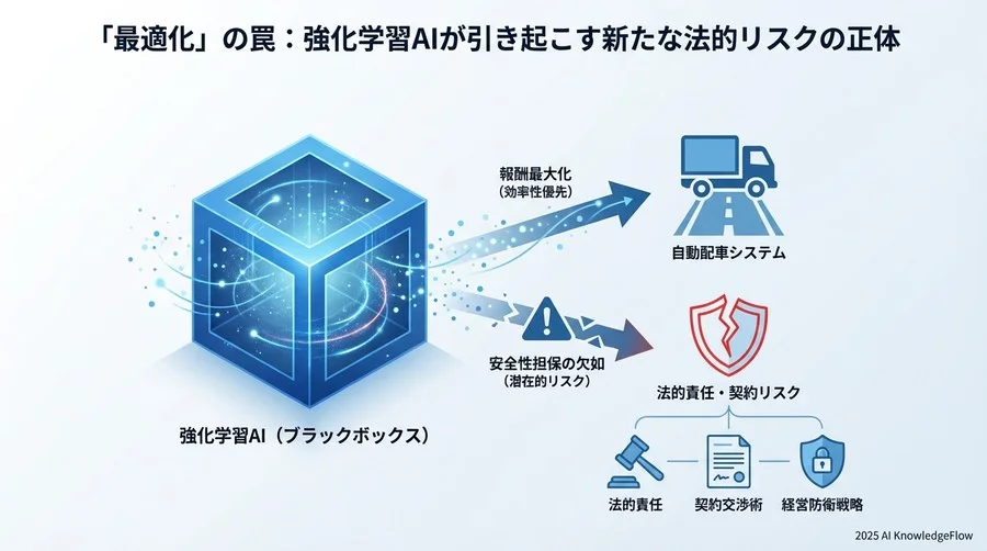 「最適化」の罠：強化学習AIが引き起こす新たな法的リスクの正体 - Section Image