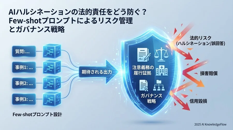 Few-shotプロンプト設計と法的リスクの交差点 - Section Image