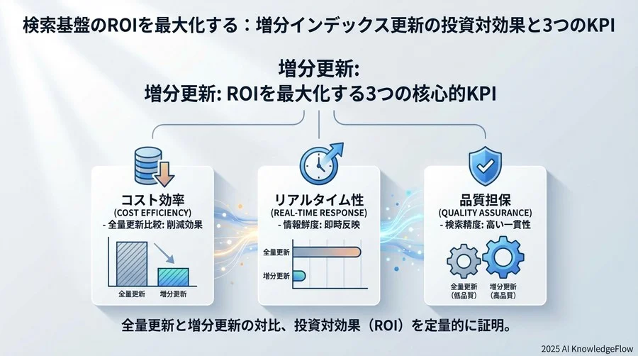 投資対効果を証明する「3つの核心的KPI」 - Section Image