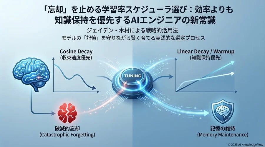 Q2: 「Cosine Decay」一択で本当に良いのか？知識保持の観点からの再評価 - Section Image