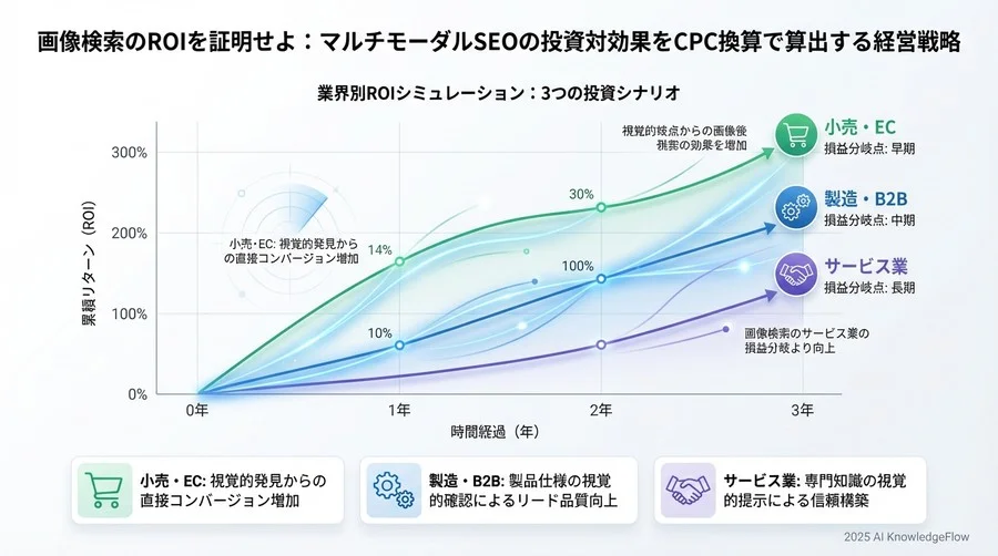 業界別ROIシミュレーション：3つの投資シナリオ - Section Image 3