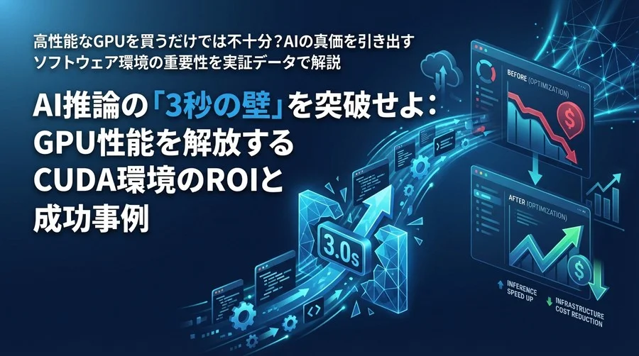 AI推論の「3秒の壁」を突破せよ：GPU性能を解放するCUDA環境のROIと成功事例