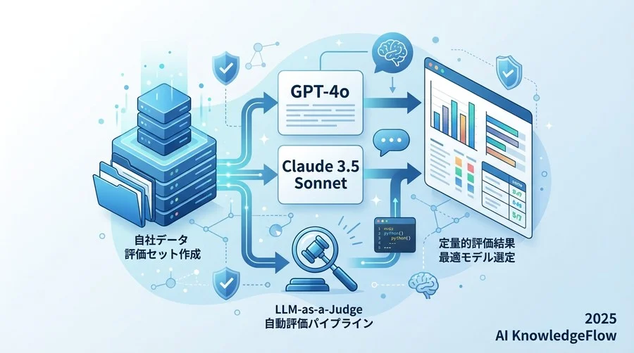 3. 自動評価パイプラインの設計（LLM-as-a-Judge） - Section Image