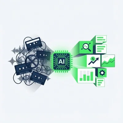 通話録音の9割は死蔵データ？AIによる「構造化要約」がVOC分析のROIを変える理由