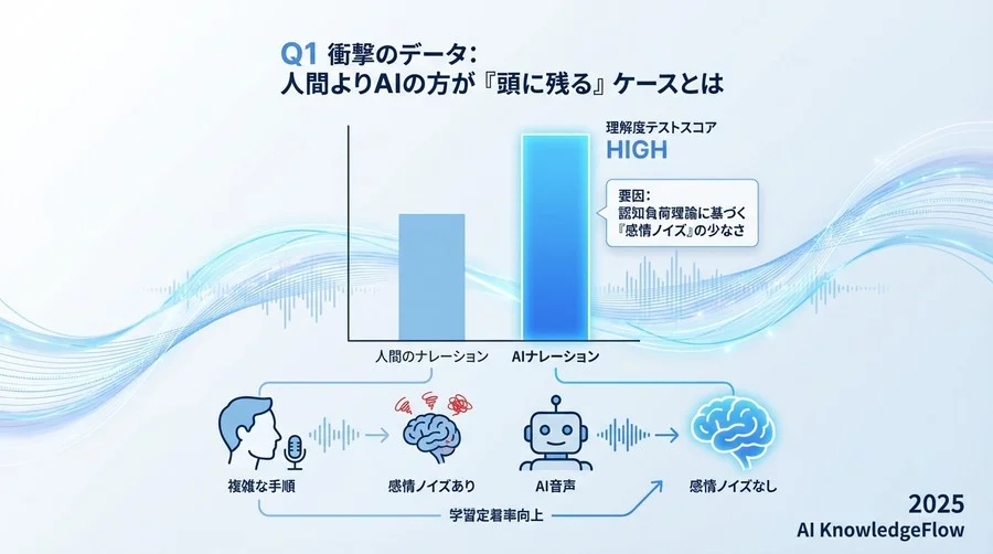 Q1 衝撃のデータ：人間よりAIの方が「頭に残る」ケースとは - Section Image
