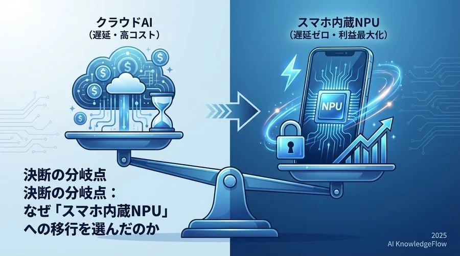 決断の分岐点：なぜ「スマホ内蔵NPU」への移行を選んだのか - Section Image