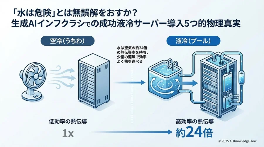 Tip 1：冷却効率の「桁違い」を数字で理解する - Section Image