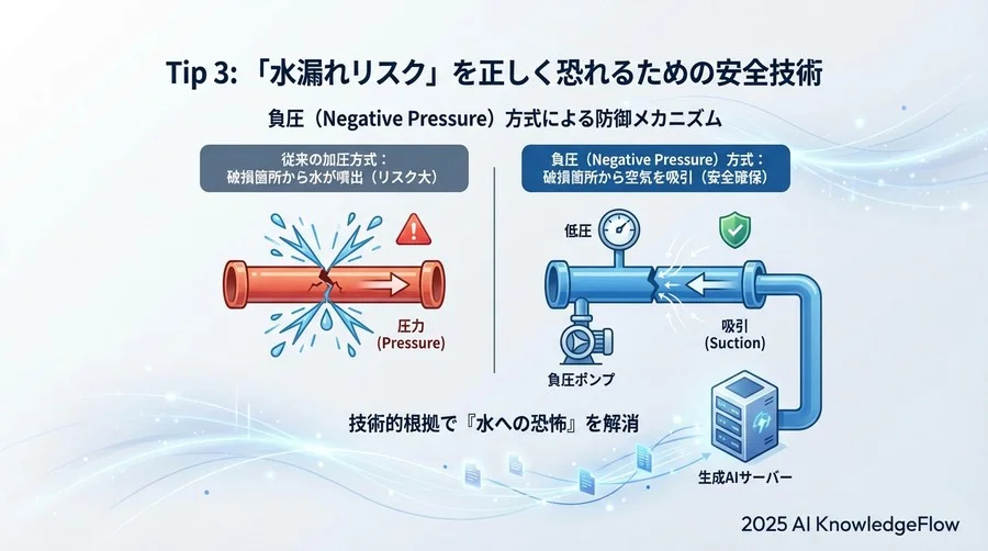 Tip 3：「水漏れリスク」を正しく恐れるための安全技術 - Section Image
