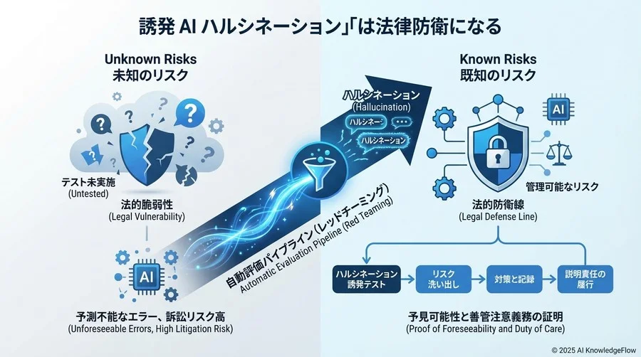 なぜ「ハルシネーション誘発」が法的防衛策になるのか - Section Image