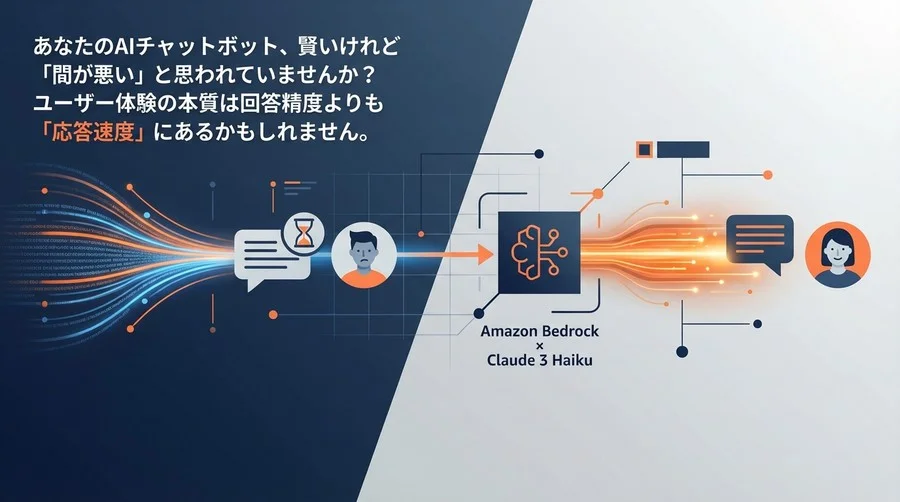 Amazon Bedrock × Claudeモデル：応答速度を「機能」に変える低遅延チャットボット戦略