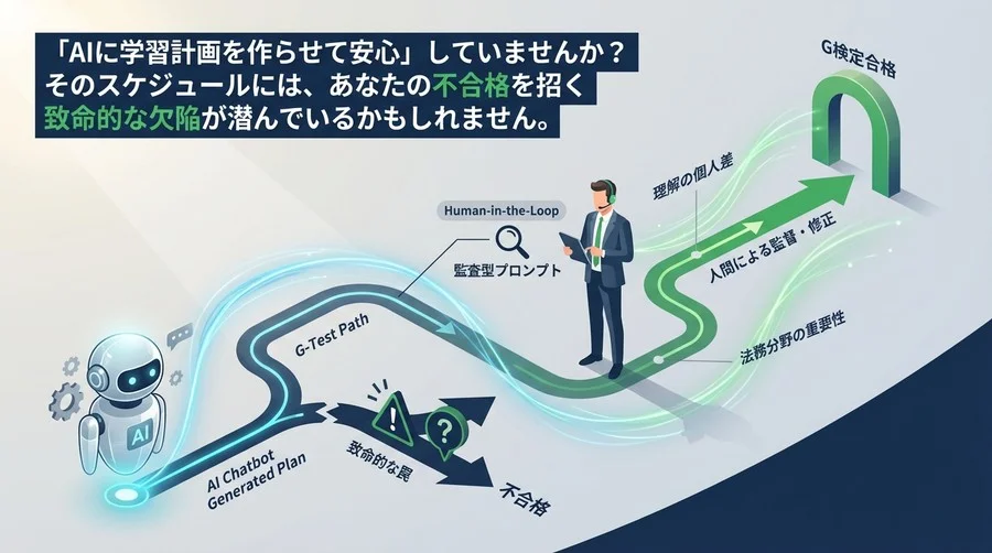 G検定合格への最短距離：AIチャットボットが作る学習計画の「致命的な罠」と回避策