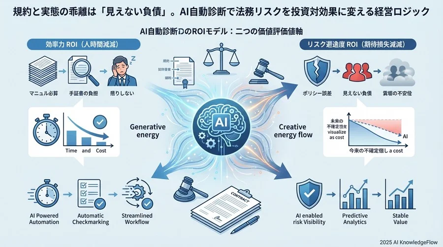 AI自動診断導入のROIモデル：2つの価値算定軸 - Section Image
