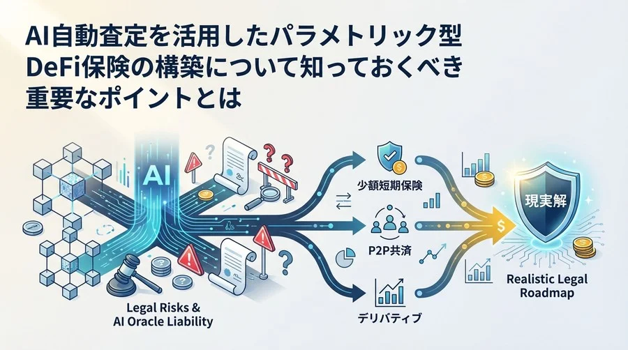 DeFi保険の法的リスク：AI査定と日本法適合性の現実解