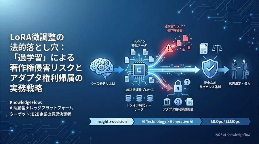 2. ドメイン特化型学習における「著作権法30条の4」の落とし穴 - Section Image