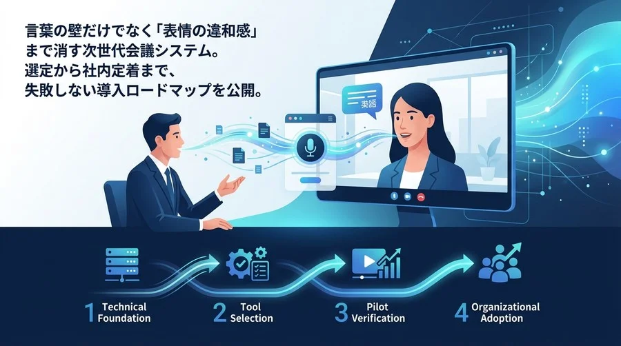 「字幕を読む会議」からの脱却：AIリップシンク翻訳導入の実践ロードマップ