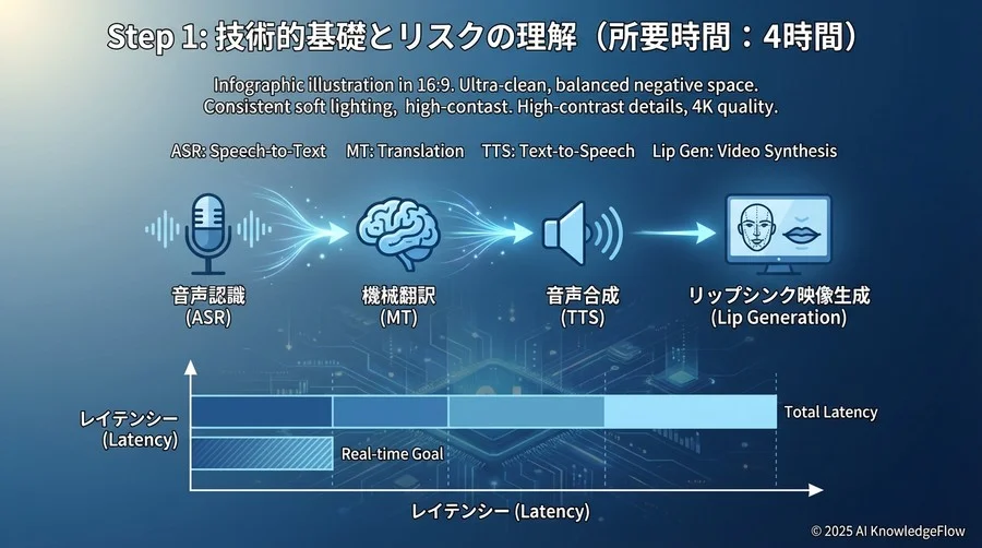 Step 1：技術的基礎とリスクの理解（所要時間：4時間） - Section Image