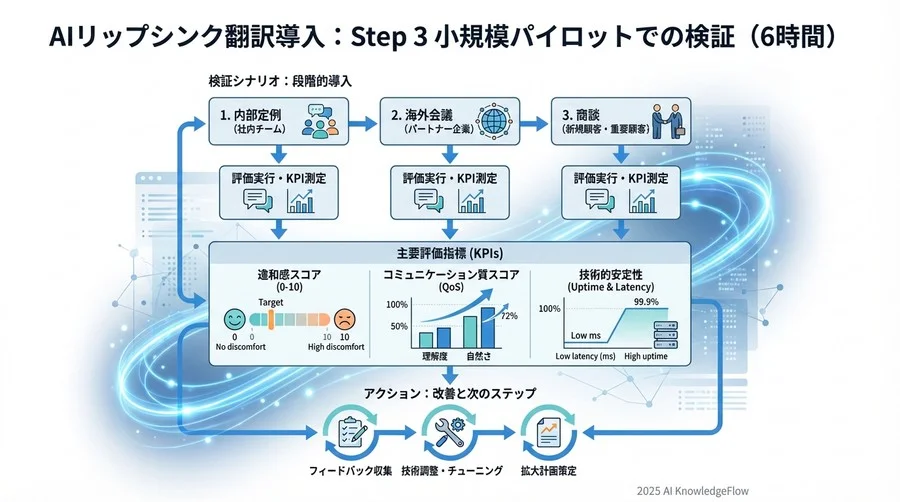 Step 3：小規模パイロットでの検証（所要時間：6時間） - Section Image 3