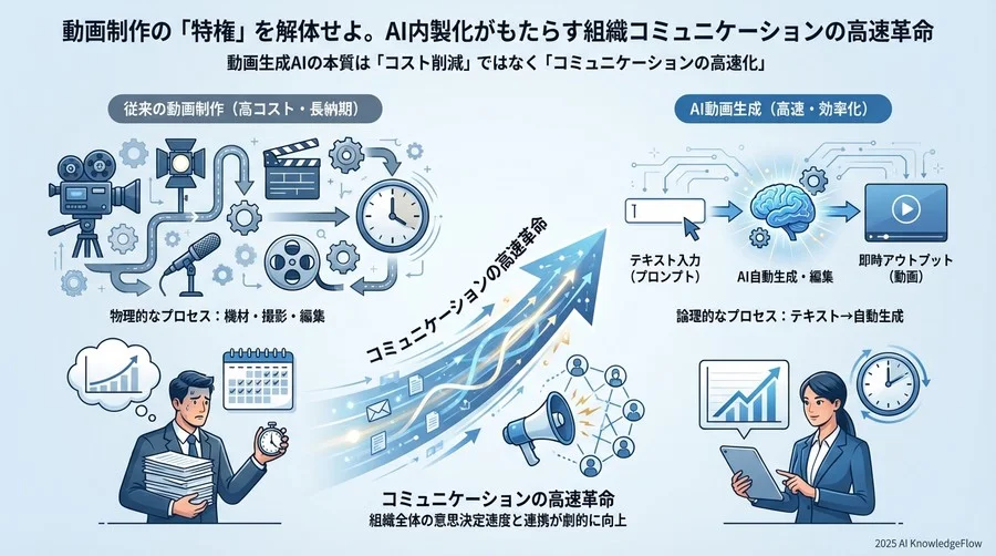 動画生成AIの本質は「コスト削減」ではなく「コミュニケーションの高速化」 - Section Image