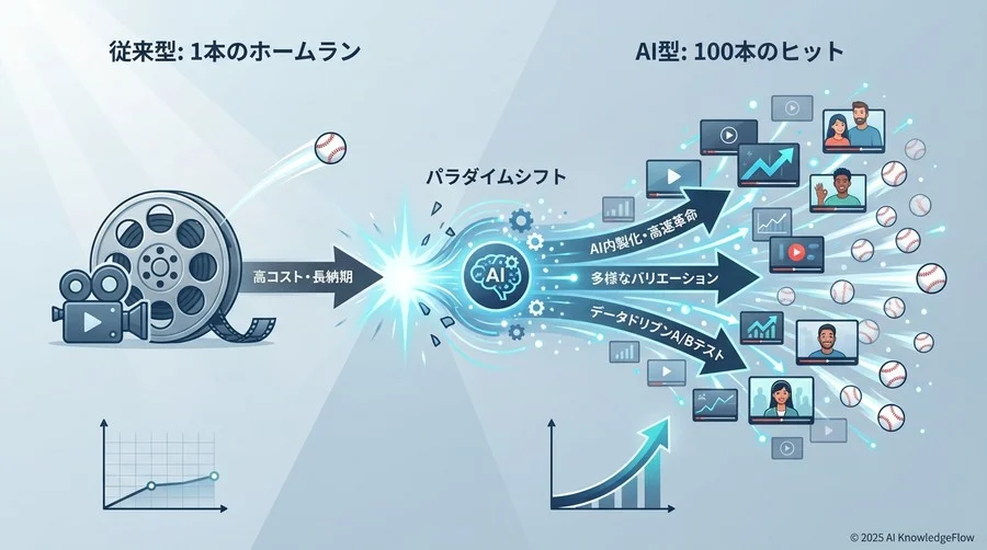 SNS広告におけるパラダイムシフト：1本のホームランより100本のヒットを打つ - Section Image