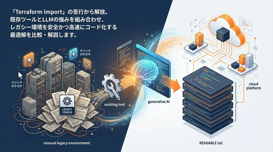 Terraform importの悪夢を終わらせる：生成AI×既存ツールで挑むレガシー移行の現実解