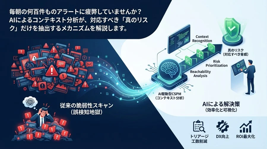 Kubernetesの誤検知地獄からの脱却：AI駆動型CSPMによる「コンテキスト分析」がセキュリティ運用を変える