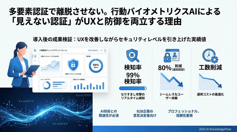 導入後の成果検証：UXを改善しながらセキュリティレベルを引き上げた実績値 - Section Image 3