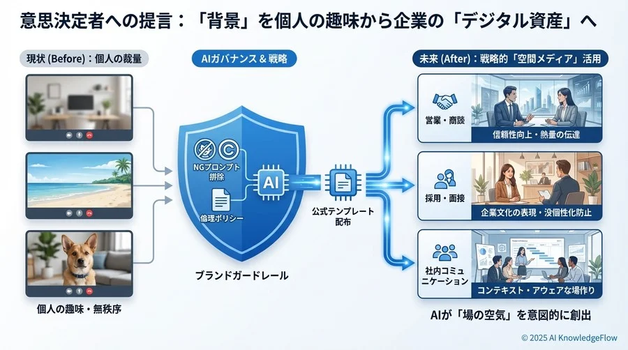 先進企業の動き：背景を「動く名刺」に変えた戦略的事例 - Section Image 3