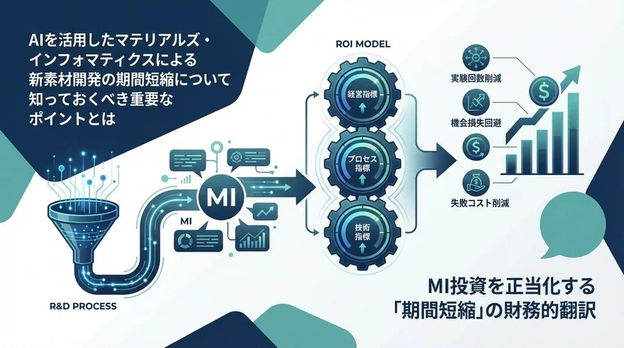 MI投資を正当化する「期間短縮」の財務的翻訳：実験回数削減から算出するR&DのROIモデル