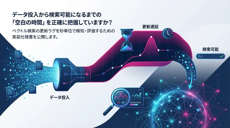 AI検索の「空白の時間」を可視化する：ベクトルインデックス更新遅延（Freshness）の動的評価API仕様書