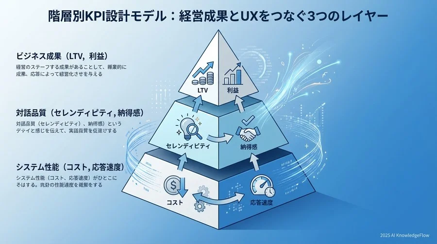 階層別KPI設計モデル：経営成果とUXをつなぐ3つのレイヤー - Section Image