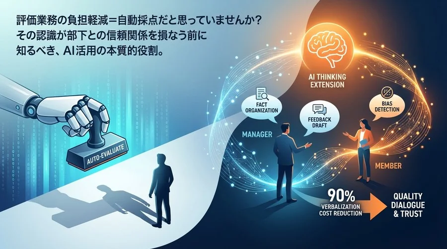 評価をAIに任せるな、AIと対話せよ。マネージャーの「言語化コスト」を9割削減するMBO/OKR運用術