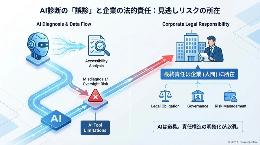 AI診断の「誤診」と企業の法的責任：見逃しリスクの所在 - Section Image