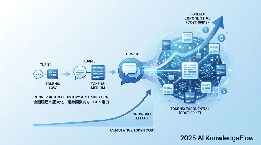 「賢い」エージェントほど金食い虫？コンテキスト肥大化の罠 - Section Image