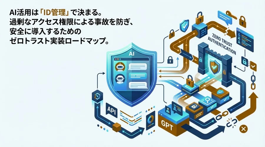 Microsoft Copilot導入の成否は「ID管理」で決まる：ゼロトラスト認証基盤による情報漏洩の完全封じ込め