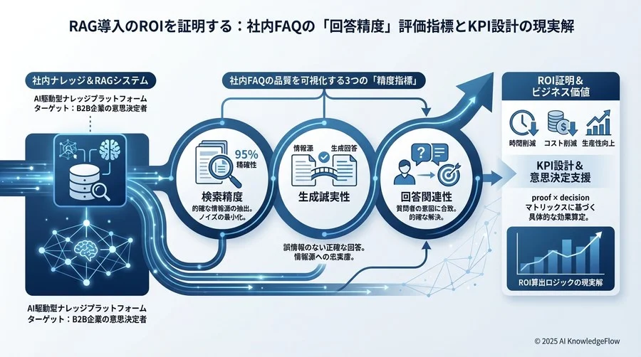 社内FAQの品質を可視化する3つの「精度指標」 - Section Image