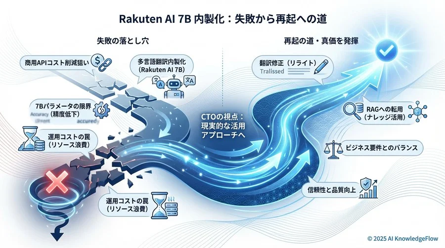 教訓：Rakuten AI 7Bが「輝く」ユースケースの再定義 - Section Image 3