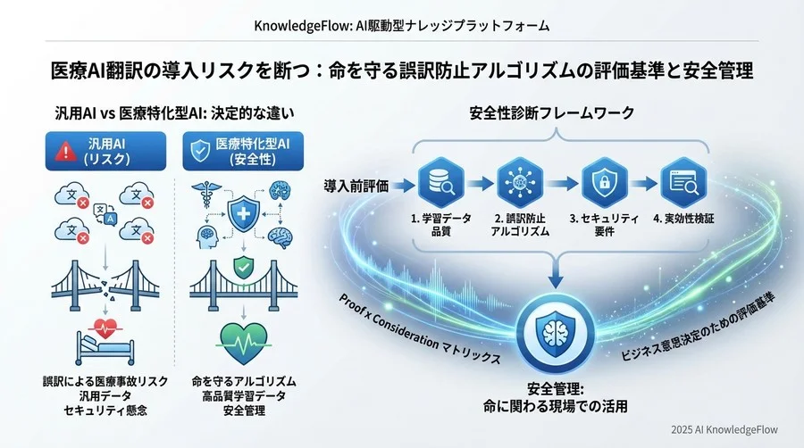 医療AI翻訳ツールの安全性診断フレームワーク - Section Image