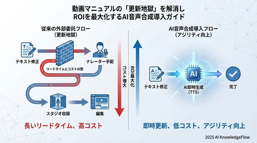 課題の再定義：動画制作における「見えないコスト」は更新フェーズにある - Section Image