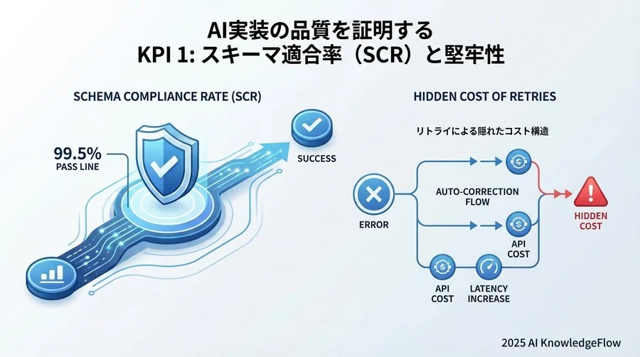 KPI 1：スキーマ適合率（Schema Compliance Rate）と堅牢性 - Section Image