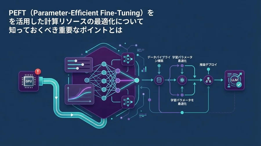 PEFT戦略：GPUリソース制約下で実現する実用的なLLM開発